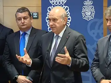 Jorge Fernández Díaz, durante la rueda de prensa Jorge Fernández Díaz, durante la rueda de prensa
