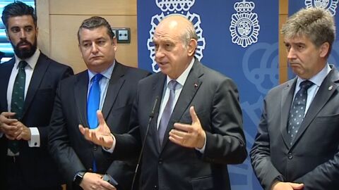 Jorge Fern&aacute;ndez D&iacute;az, durante la rueda de prensa