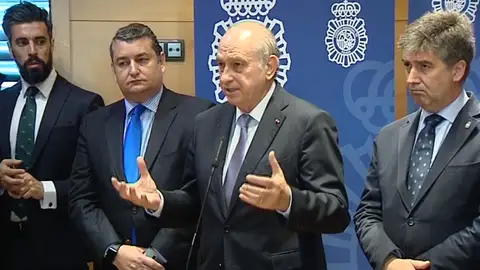 Jorge Fernández Díaz, durante la rueda de prensa Jorge Fernández Díaz, durante la rueda de prensa