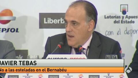 Javier Tebas, presidente de la LaLiga