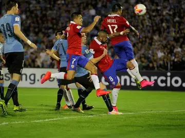 Partido de Uruguay 3 - 0 Chile Partido de Uruguay 3 - 0 Chile