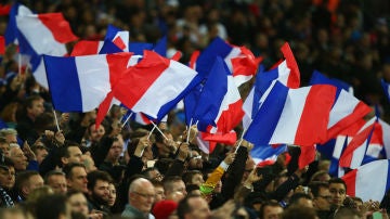 Banders de Francia en Wembley