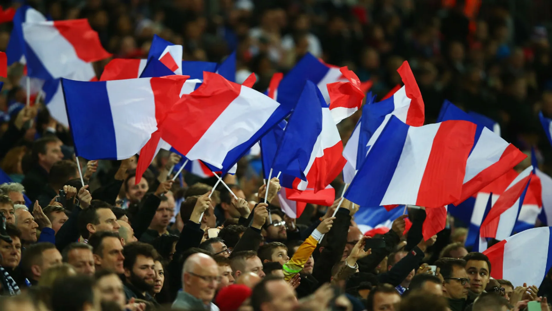 Banders de Francia en Wembley Banders de Francia en Wembley