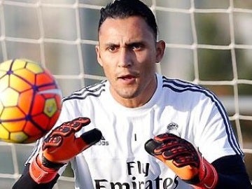 Keylor Navas, en Valdebebas