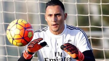 Keylor Navas, en Valdebebas