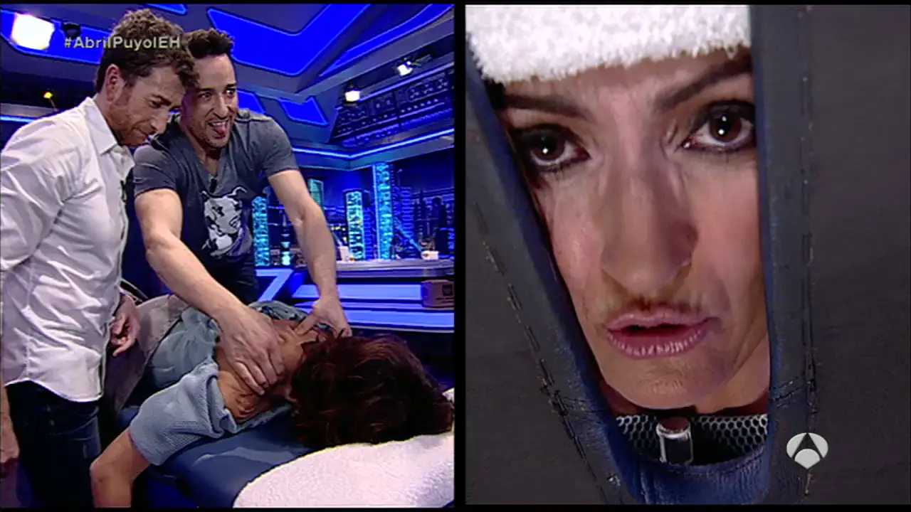 Así fue el masaje de Pablo Puyol a Silvia Abril en 'El Hormiguero 3.0'