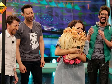 Silvia Abril y Pablo Puyol en 'El Hormiguero 3.0' Silvia Abril y Pablo Puyol en 'El Hormiguero 3.0'
