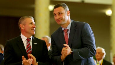 Vitali Klitschko, excampeón del mundo de los pesos pesados, reelegido alcalde de Kiev