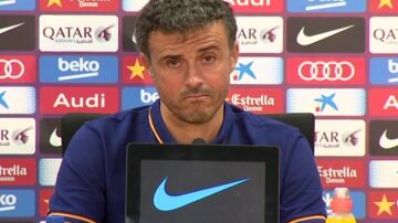 Luis Enrique, en rueda de prensa