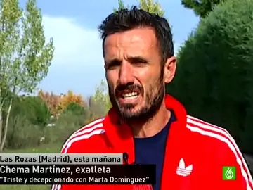 Chema Martínez, decepcionado con Marta Domínguez Chema Martínez, decepcionado con Marta Domínguez