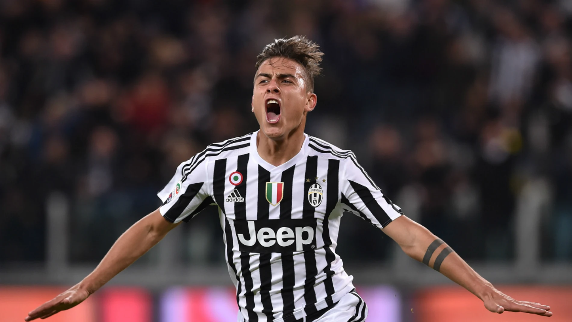 Dybala celebra su gol contra el Milan Dybala celebra su gol contra el Milan