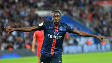 Matuidi celebra un gol con el PSG