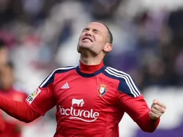 Nino celebra el gol ante el Valladolid Nino celebra el gol ante el Valladolid