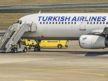 Imagen de un avión de la compañía Turkish Airlines