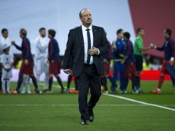 Rafa Benítez, en el Santiago Bernabéu