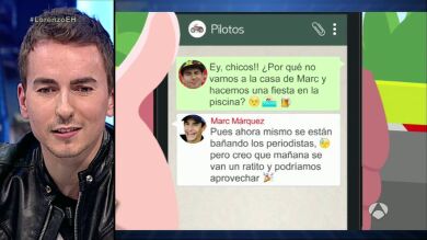 Trancas y Barrancas se cuelan en el grupo de Whatsapp de Jorge Lorenzo