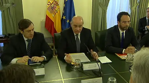 Fernández Díaz con Rafaeal Hernando y Antonio Hernando Fernández Díaz con Rafaeal Hernando y Antonio Hernando