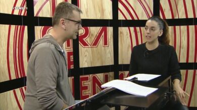 Ruth Lorenzo ensaya para imitar a Gloria Estefan