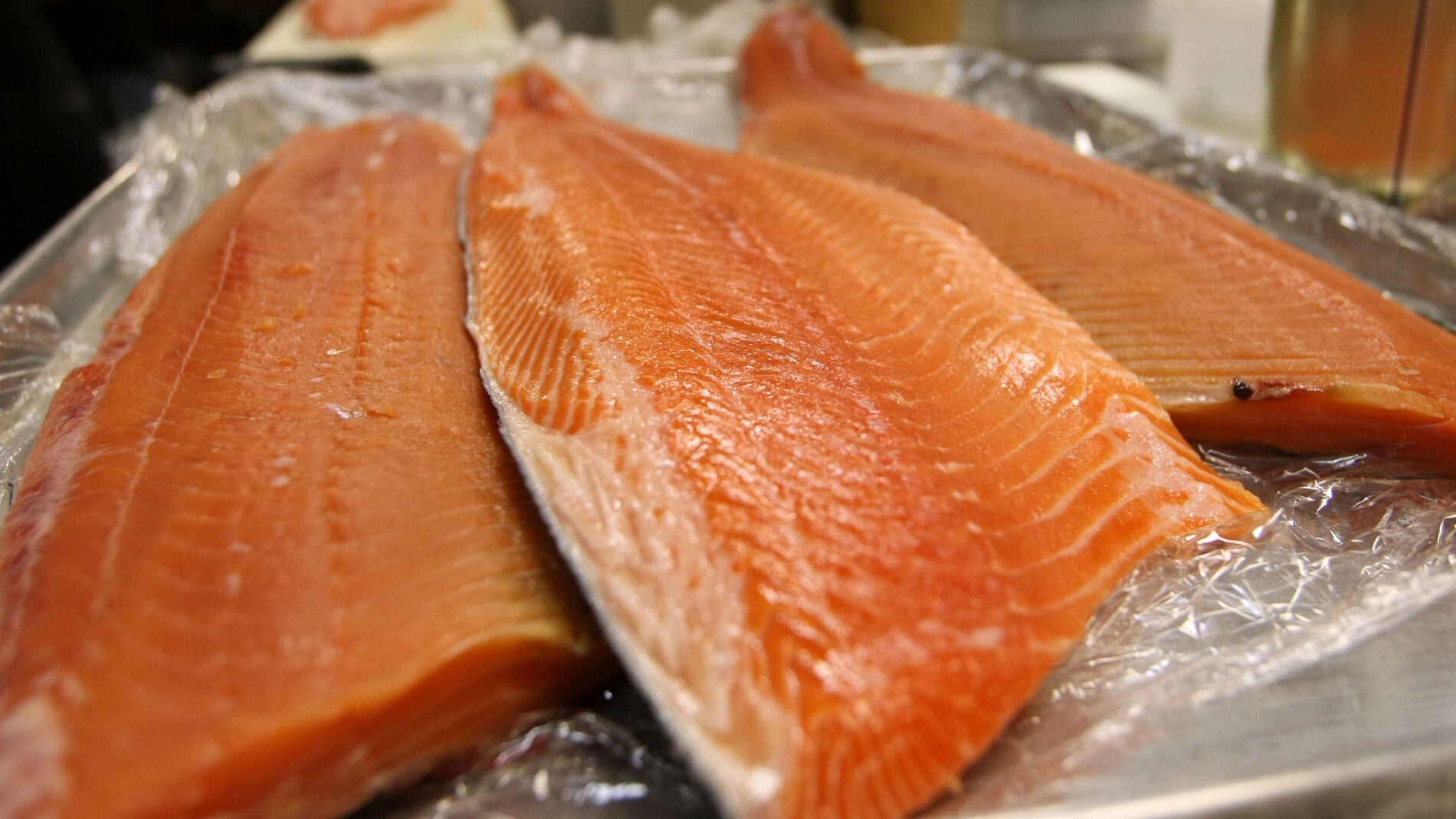 Colas de salm&oacute;n