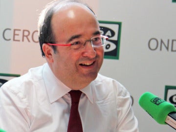 Miquel Iceta en una entrevista en Onda Cero
