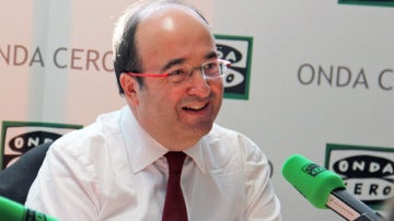 Miquel Iceta en una entrevista en Onda Cero
