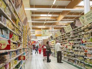 Pasillo de un Supermercado Pasillo de un Supermercado