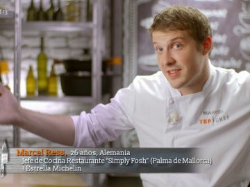 Marcel es el segundo semifinalista de Top Chef