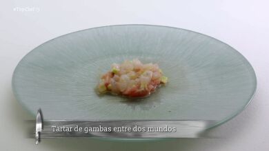 Tartar de gambas del viejo mundo