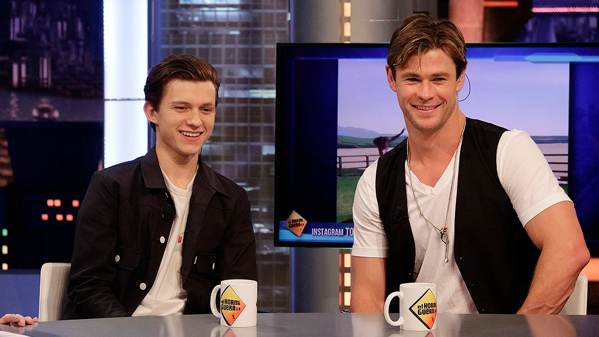 Chris Hemsworth y Tom Holland en 'El Hormiguero 3.0'