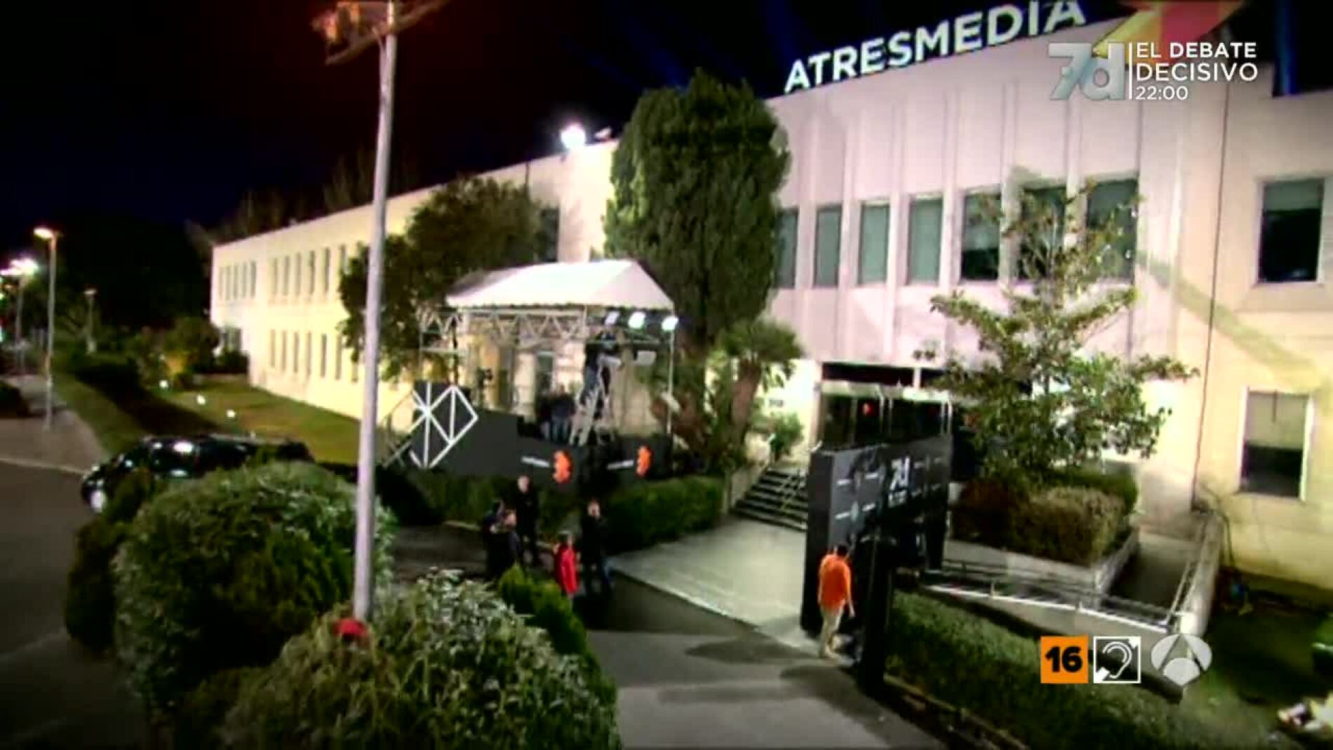 La entrada de Atresmedia, preparada para el '7D: El Debate Decisivo'