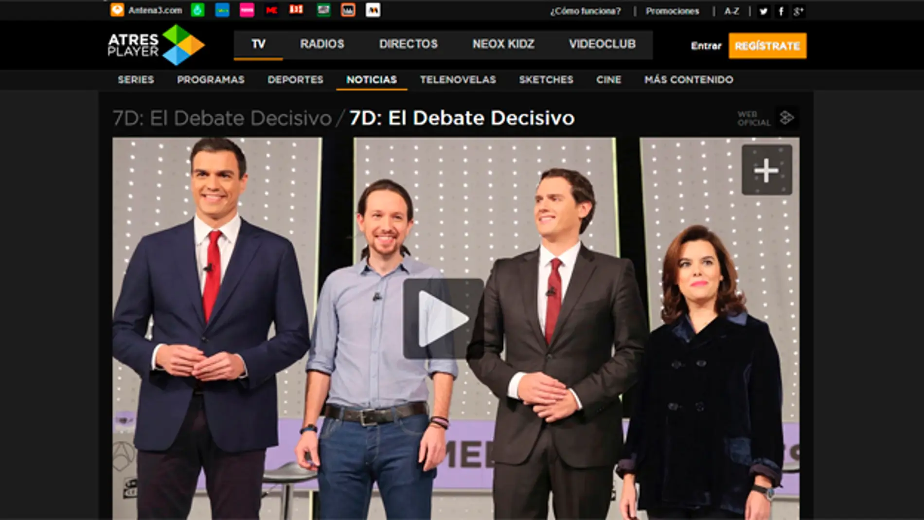 7D, El Debate Decisivo en Atresplayer