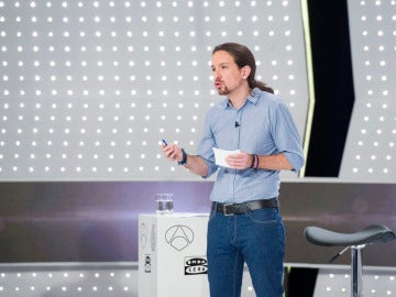 Pablo Iglesias en el 7D Pablo Iglesias en el 7D
