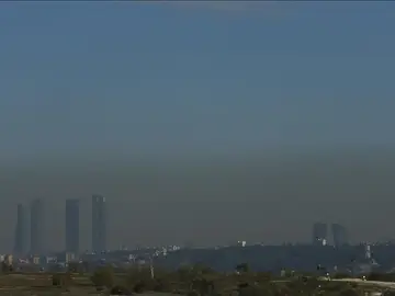 Vista de la contaminación en Madrid Vista de la contaminación en Madrid