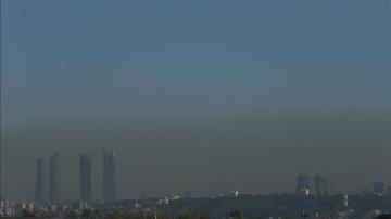 Vista de la contaminación en Madrid