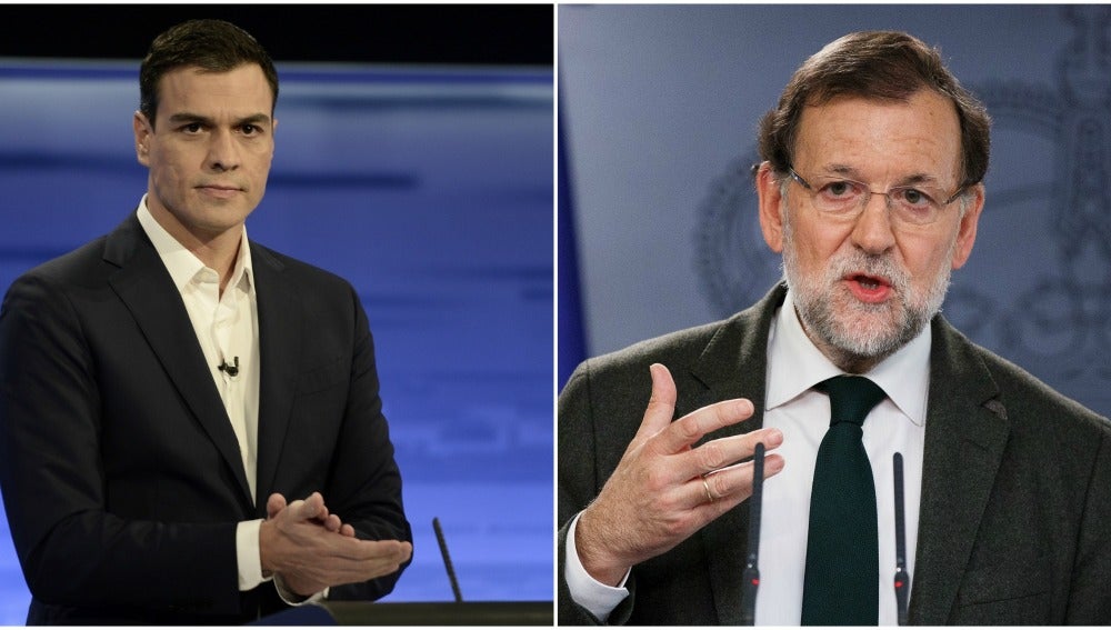 Pedro Sánchez y Mariano Rajoy