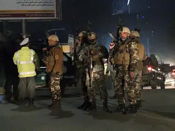 Miembros de las fuerzas de seguridad de Afganistán Miembros de las fuerzas de seguridad de Afganistán