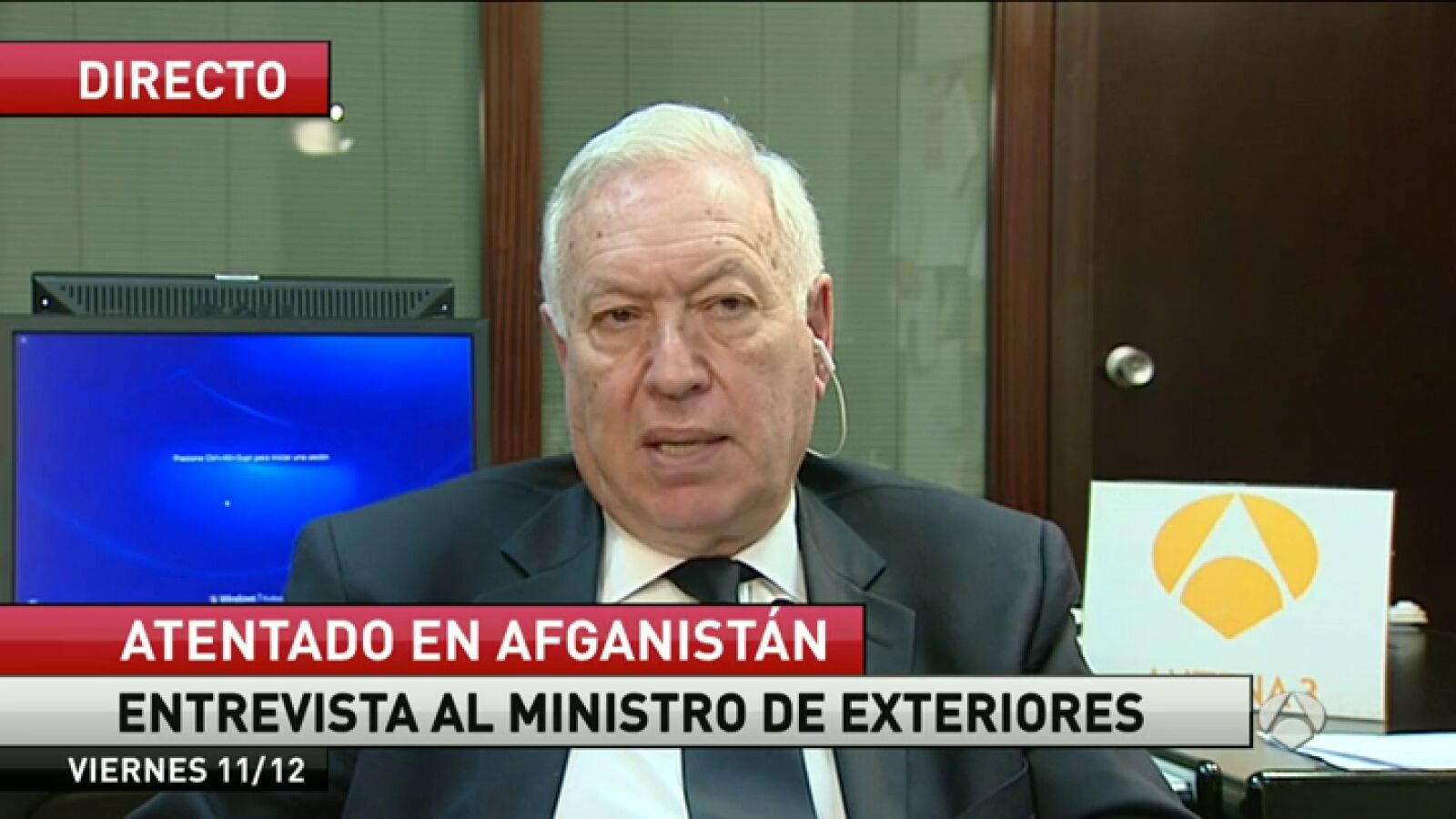 García-Margallo tras el ataque en Kabul: 
