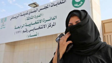 Una mujer en Arabia Saudí
