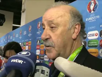 Del Bosque, ante los medios Del Bosque, ante los medios