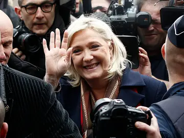 Marine Le Pen, líder del partido ultraderechista Frente Nacional Marine Le Pen, líder del partido ultraderechista Frente Nacional