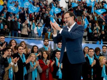 Mariano Rajoy, en un acto en Madrid