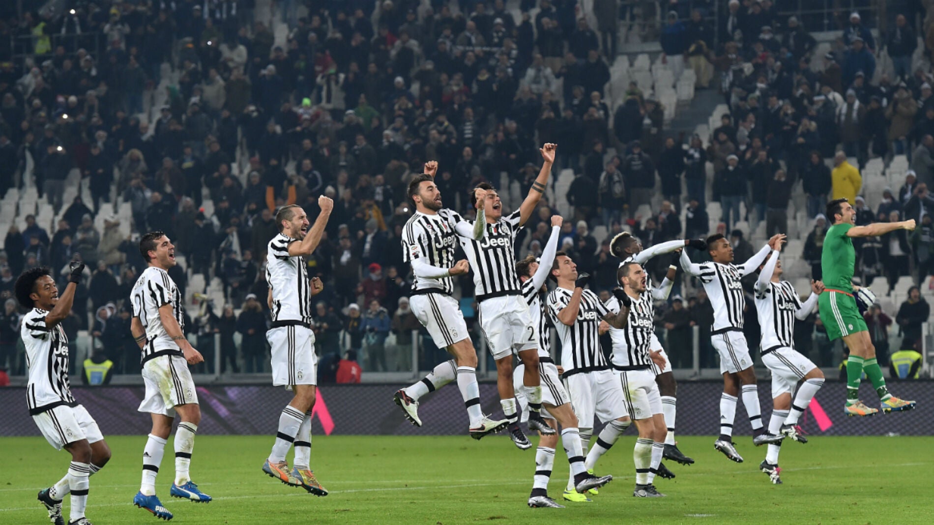 La Juventus celebra una victoria