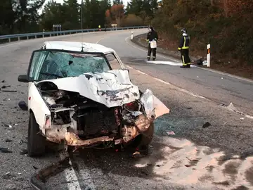 Accidente de tráfico en Covelo, Pontevedra Accidente de tráfico en Covelo, Pontevedra