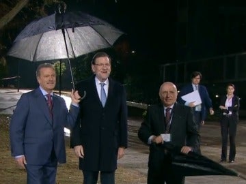 Rajoy llega a la Academia de la Televisión