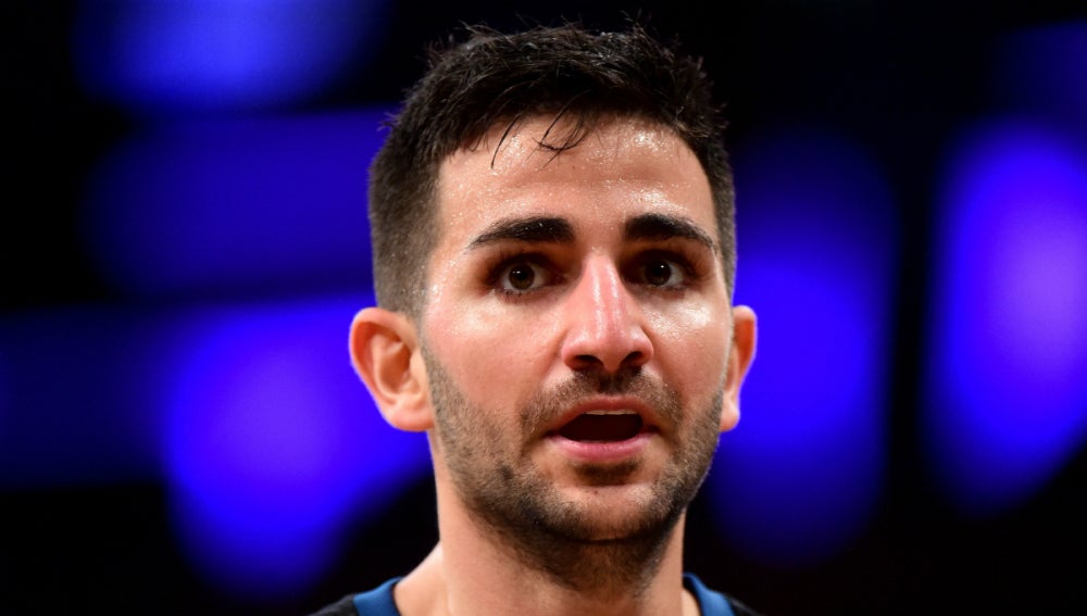 Ricky Rubio, durante un partido con los Timberwolves