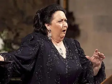 La soprano Montserrat Caballé La soprano Montserrat Caballé