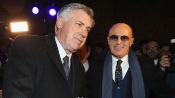 Arrigo Sacchi junto a Carlo Ancelotti