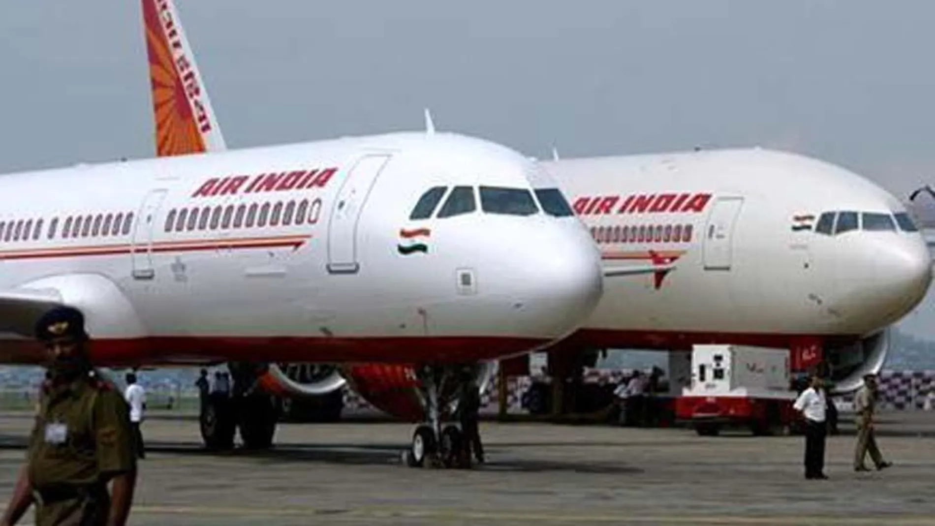 Varios aviones de la compañía air India Varios aviones de la compañía air India