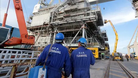 Astilleros de Navantia en Puerto Real (Cádiz) Astilleros de Navantia en Puerto Real (Cádiz)