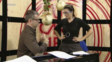 Silvia Abril ensaya su actuación junto a Buenafuente